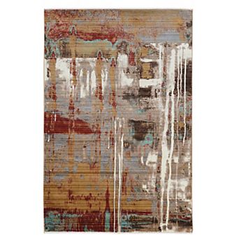 Linon Illusions Multi-Colored Rugs