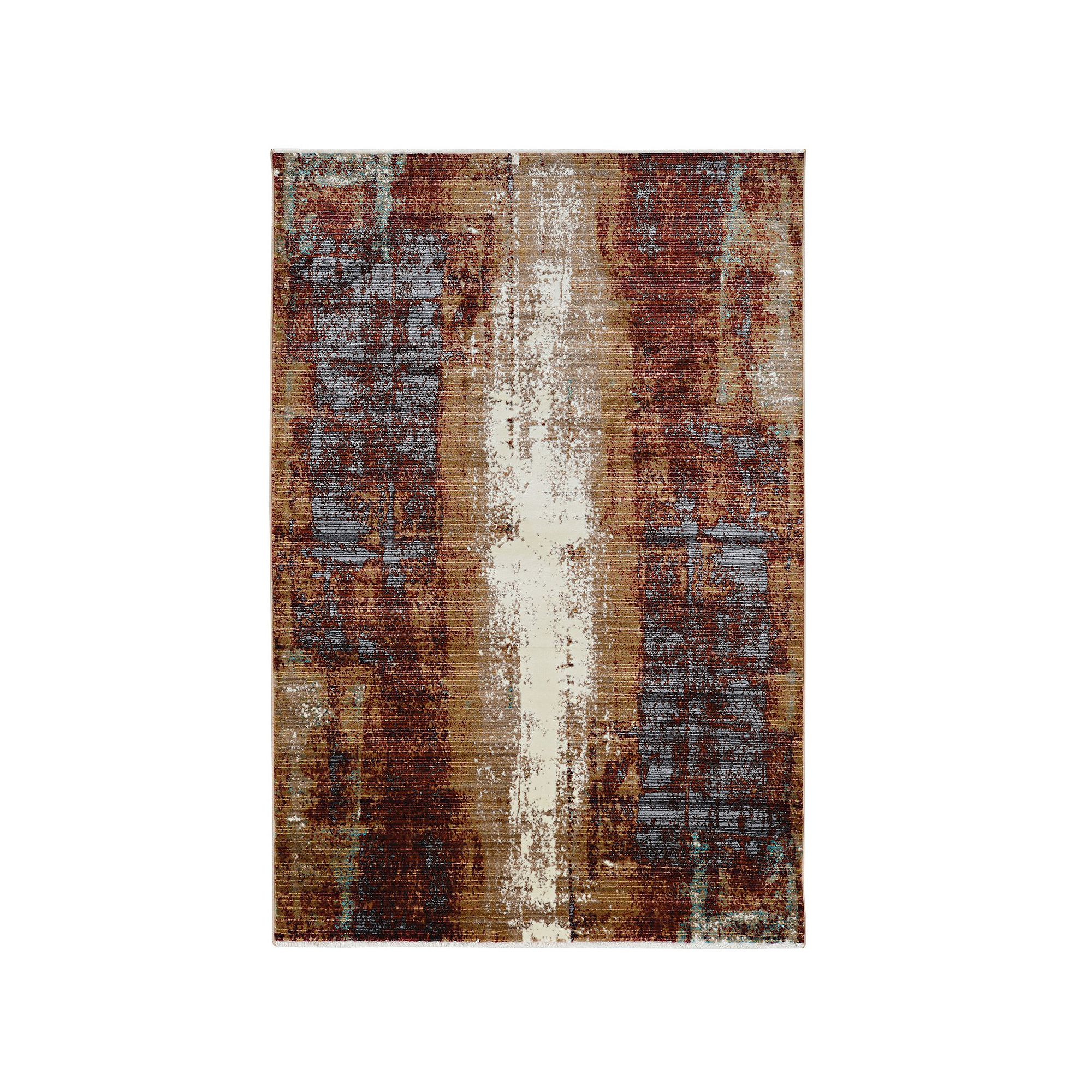 Linon Illusions Distressed Multi-Colored Rug, Canyon