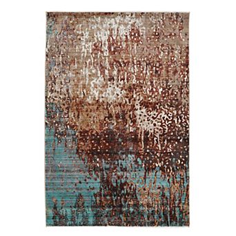 Linon Illusions Multi-Colored Rug