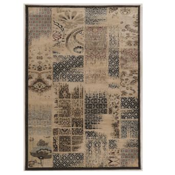 Linon Jewel Vintage Distress Rug