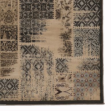 Linon Jewel Vintage Distress Rug
