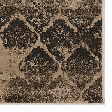 Linon Jewel Vintage Distress Rug