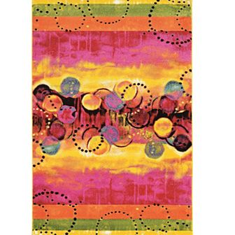 Linon Masters Multi-Colored Abstract Rug