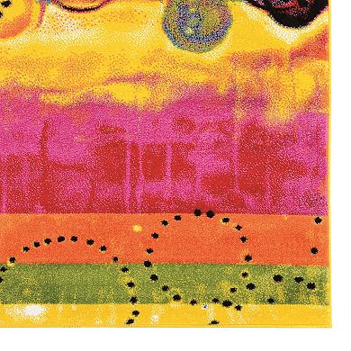 Linon Masters Multi-Colored Abstract Rug