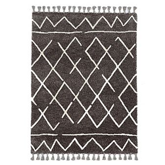 Linon Marrakech Multi-Colored Diamond Pattern Rug