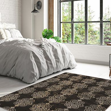 Linon Linon Jewel Collection Dark Brown 8x10
