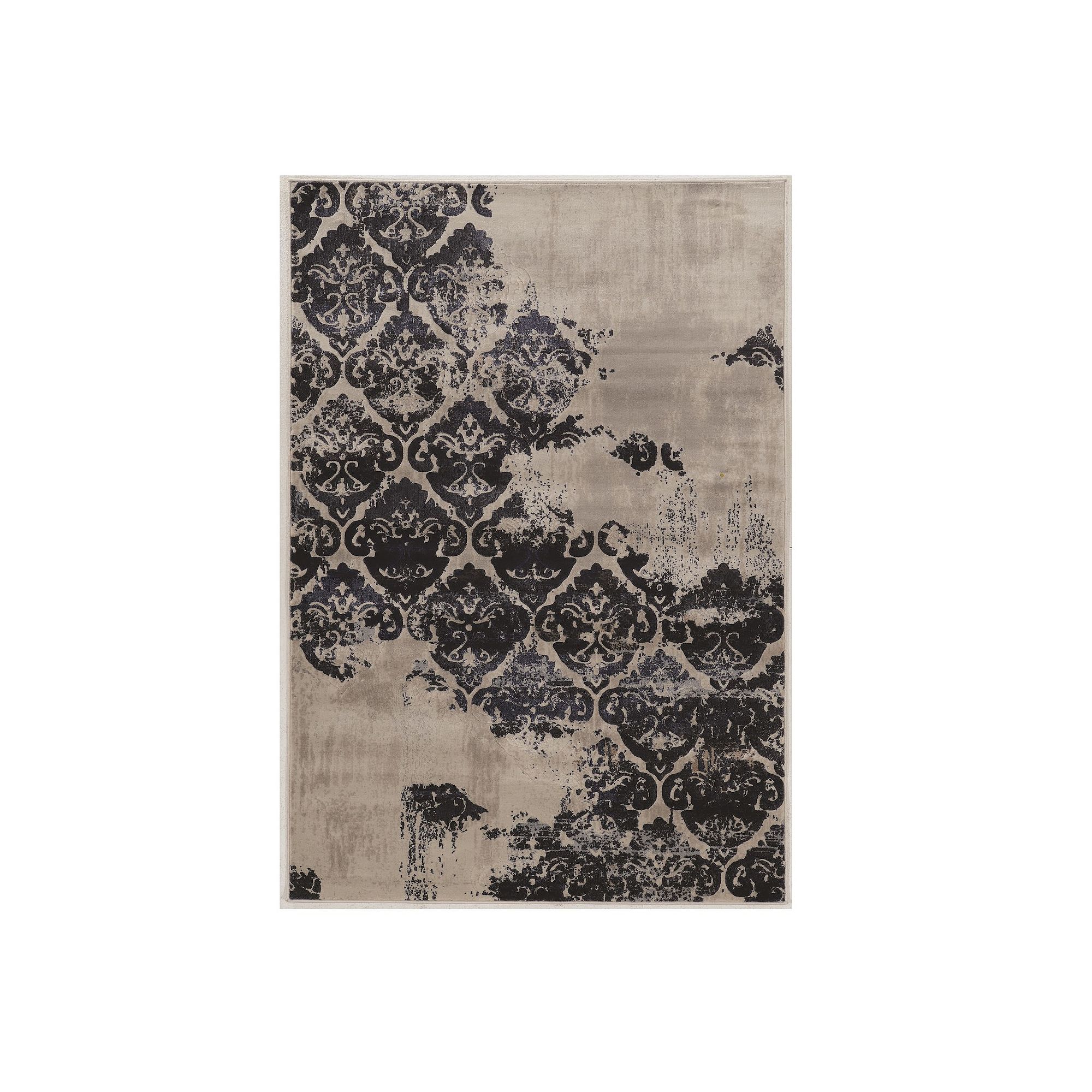 Linon Jewel Collection Rug, Brown Beige