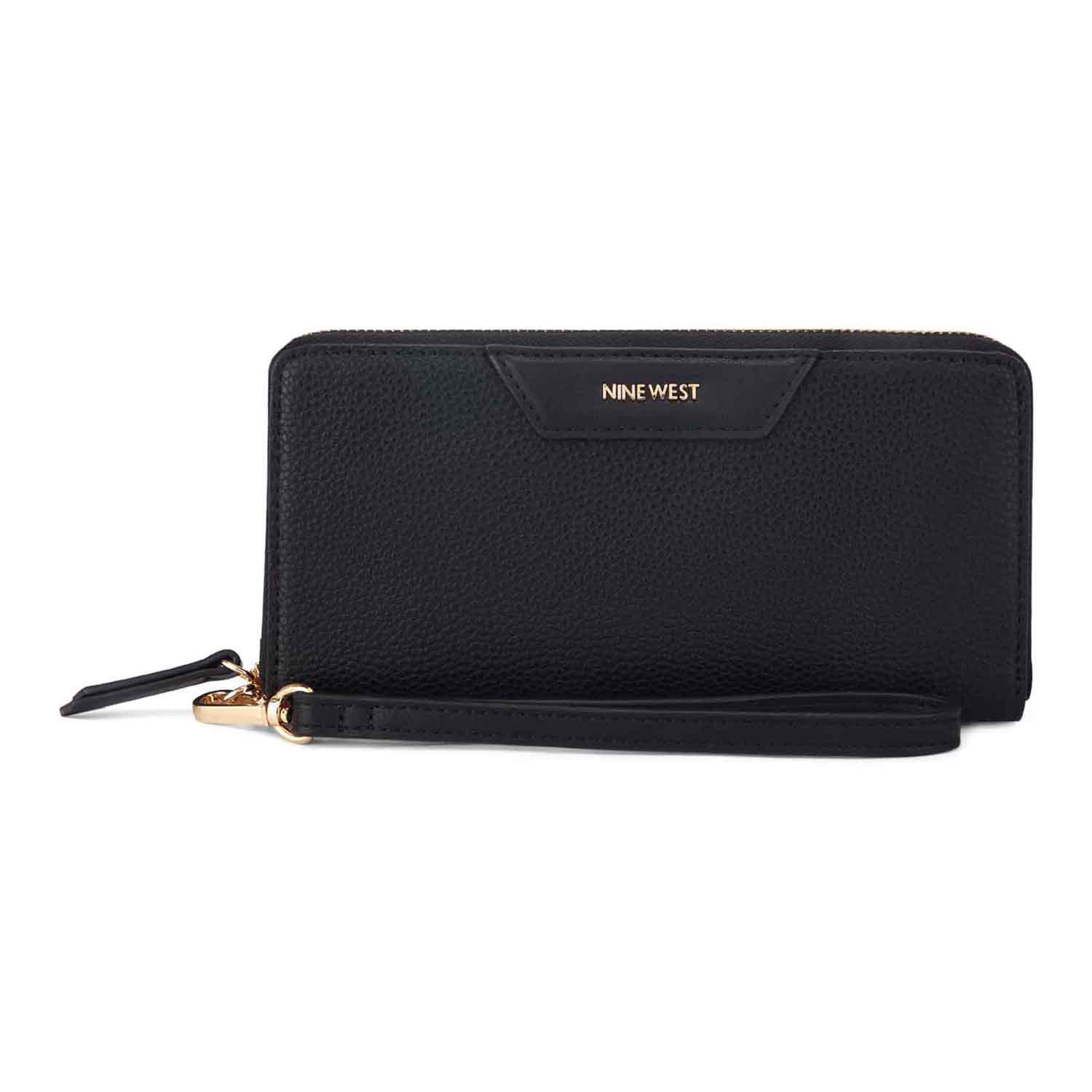 nine west zip around wallet