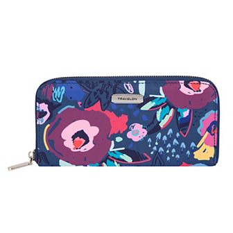 Travelon RFID Blocking Single Zip Wallet