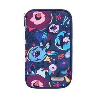 Travelon RFID Blocking Family Passport Zip Wallet