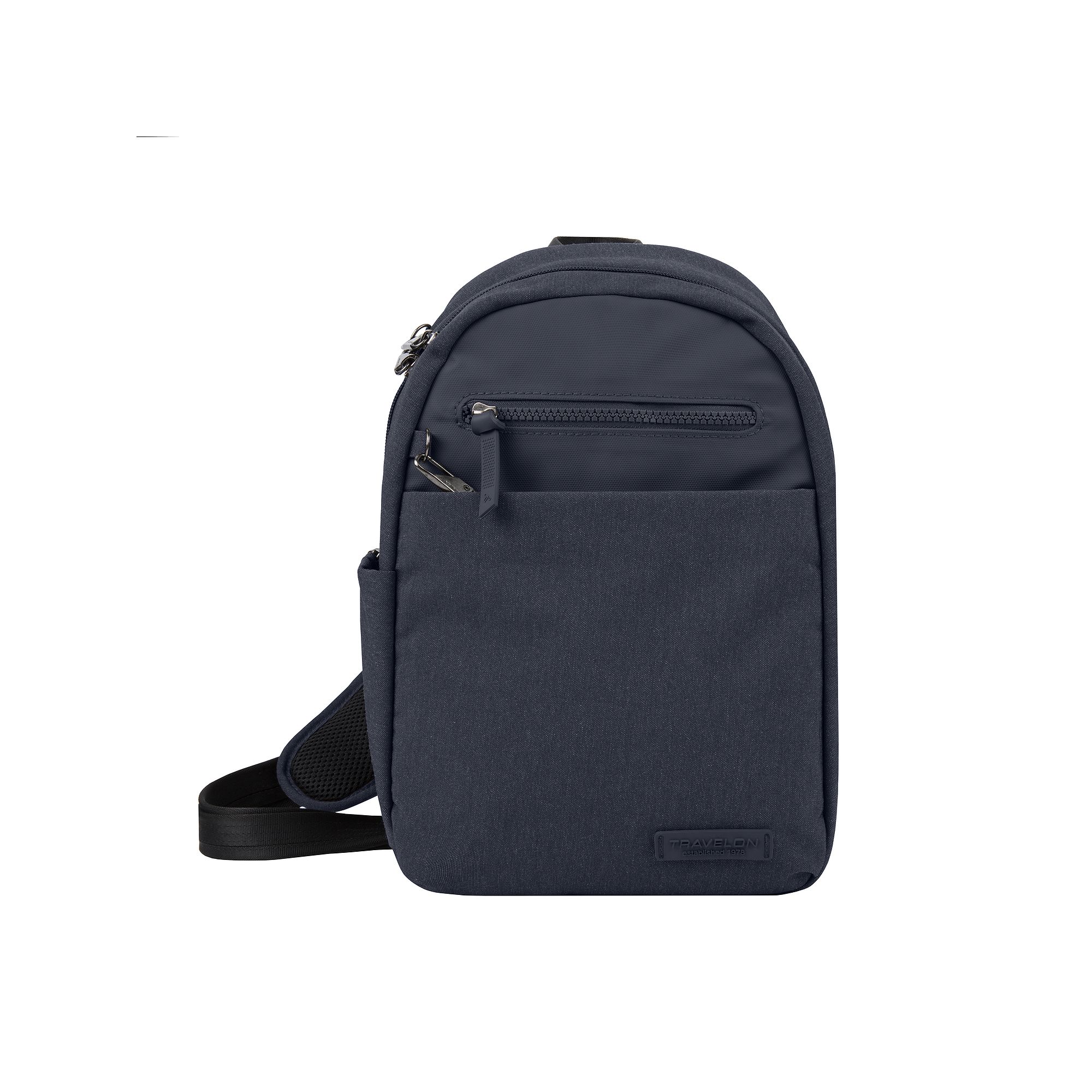 TRAVELON Anti-Theft Metro Sling, Navy Grey