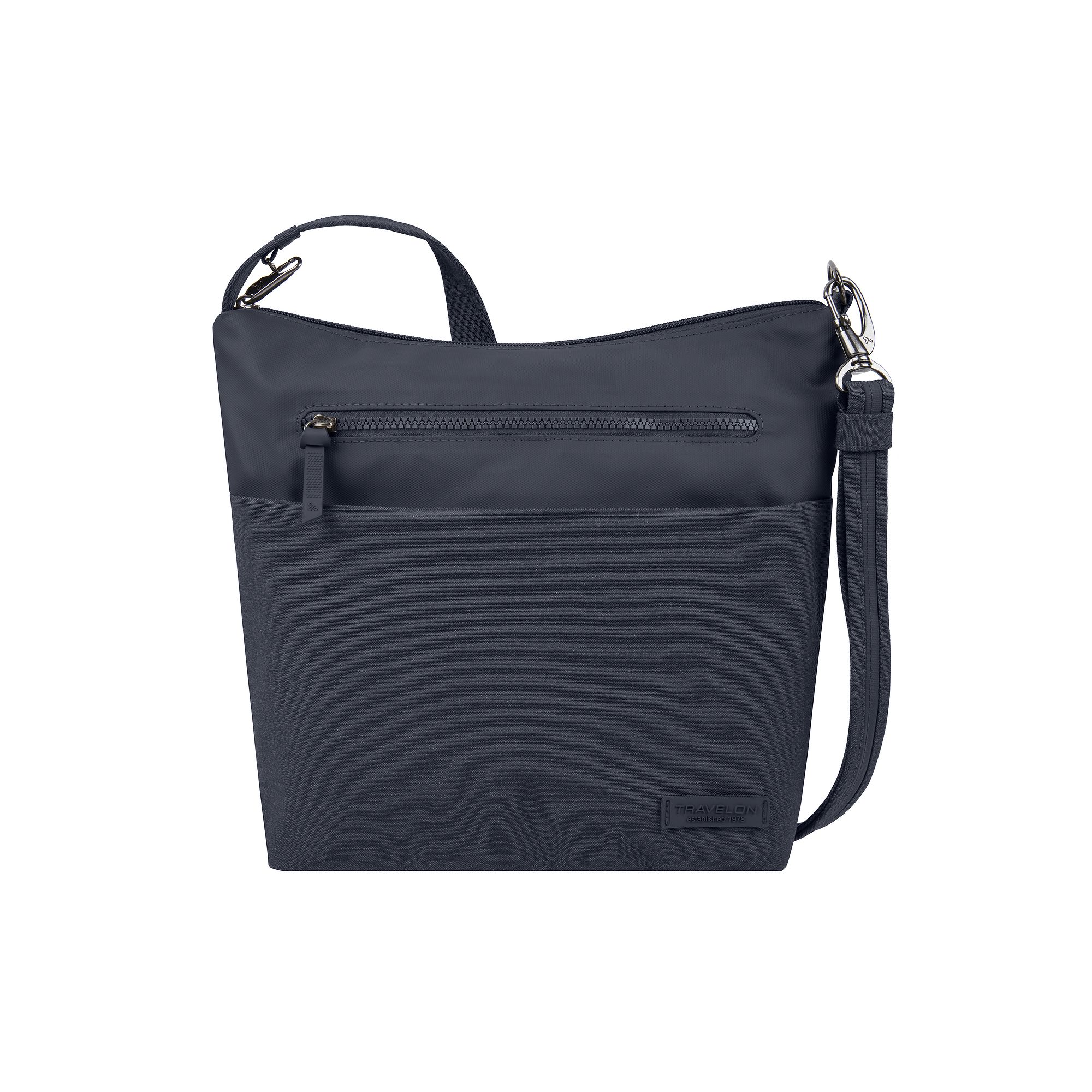 TRAVELON Anti-Theft Metro Crossbody, Navy Grey
