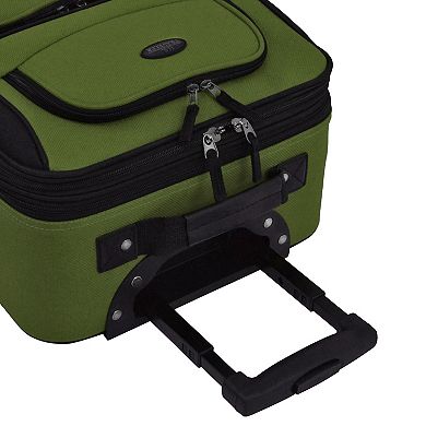 US Traveler RIO Expandable 2-Piece Softside Wheeled Luggage Set