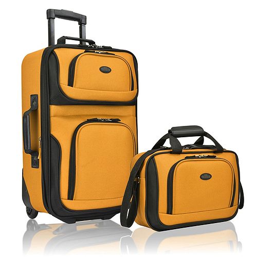 US Traveler RIO Expandable 2Piece Softside Wheeled Luggage Set