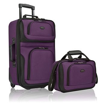 US Traveler RIO Expandable 2 pc Softside Wheeled Luggage Set