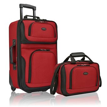 US Traveler RIO Expandable 2 pc Softside Wheeled Luggage Set