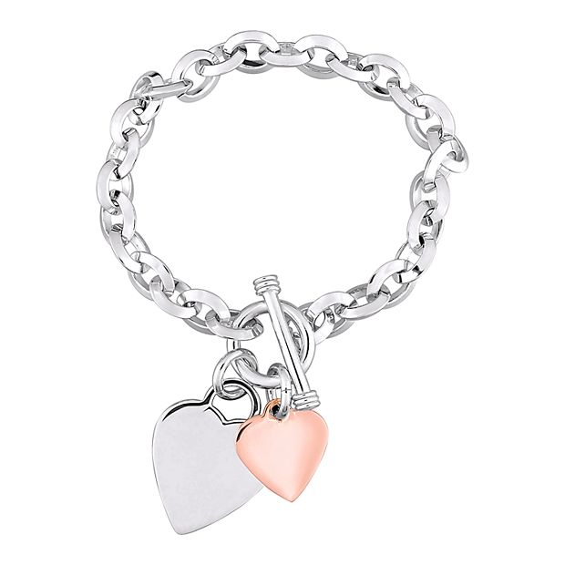 HEART CHARM TOGGLE BRACELET