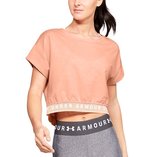 under armour featherweight fleece crop
