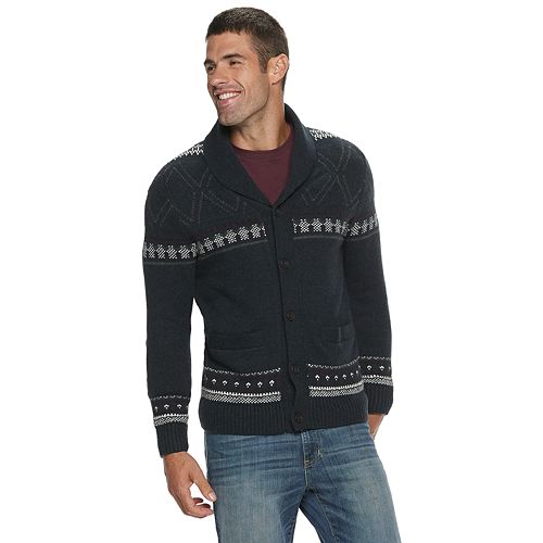 men's sonoma goods for life winter fair isle sweater