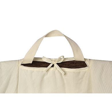 Badger Basket Wicker-Look Woven Baby Moses Basket