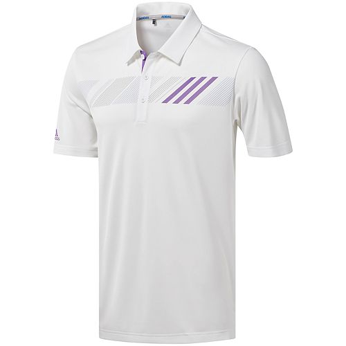 Men's adidas climalite Chest Print Performance Polo Men's adidas climalite Chest Print Performance Polo