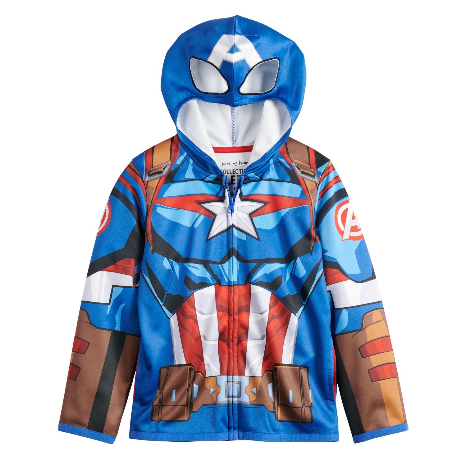 captain america costume hoodie