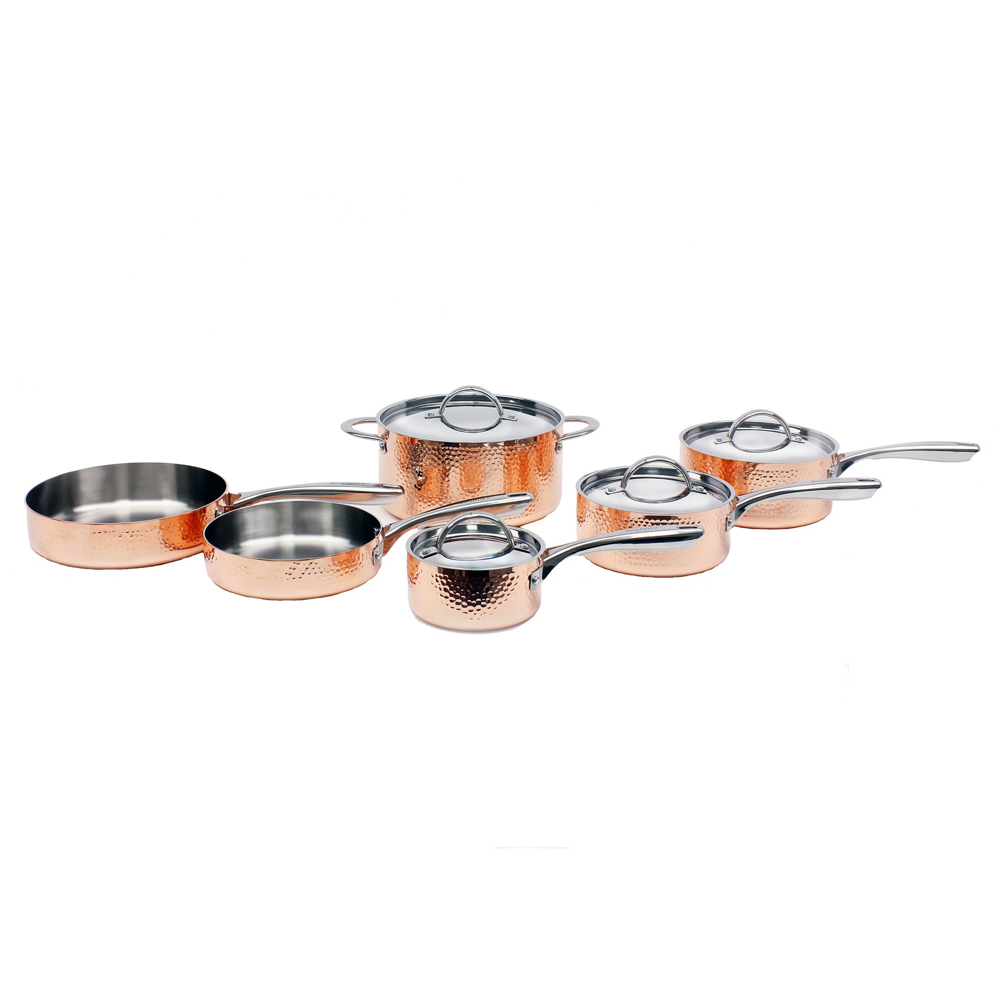 BergHOFF Vintage Collection 10-pc. Copper Cookware Set, Hammered