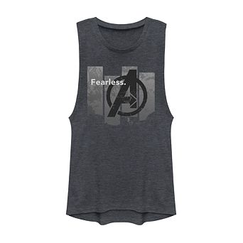 Juniors Marvel Avengers Fearless Muscle Tank