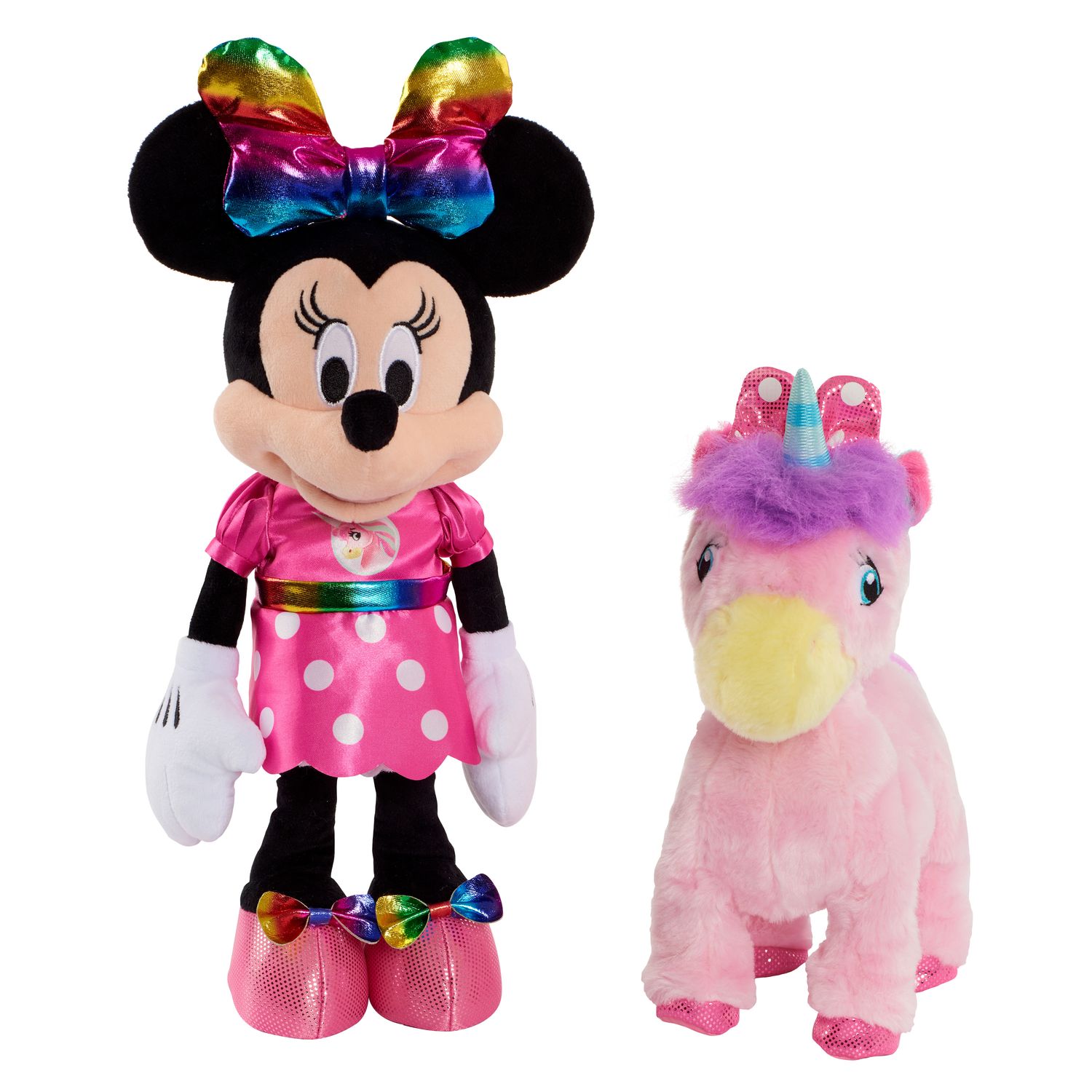 minnie's happy helpers sing & spin scooter minnie plush