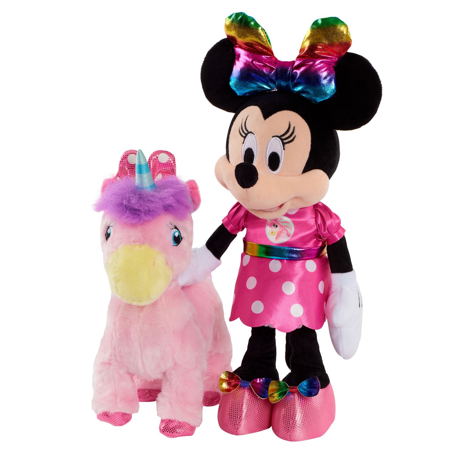 Детская мягкая игрушка Just Play Minnie's Walk & Dance Unicorn Feature Plush — фото 2