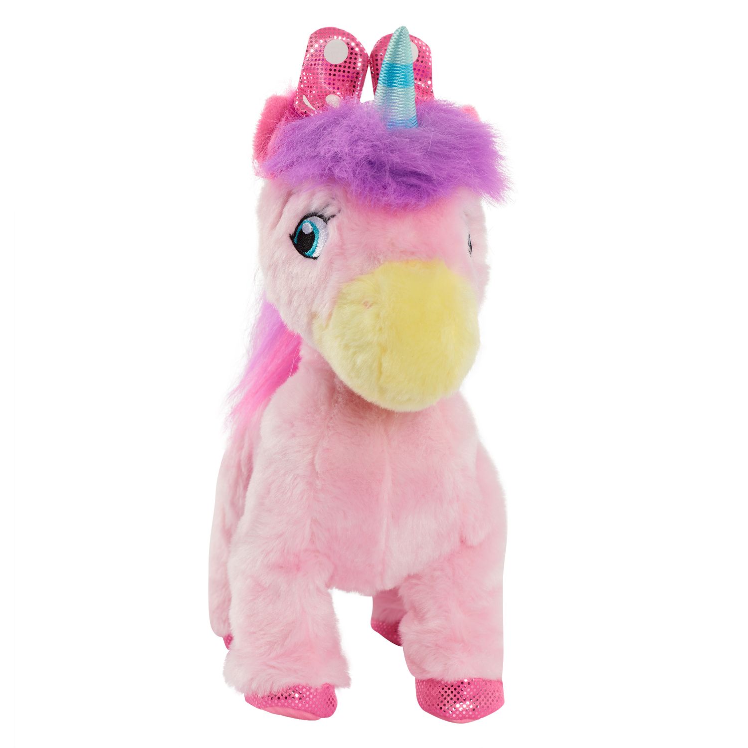 Детская мягкая игрушка Just Play Minnie's Walk & Dance Unicorn Feature Plush — фото 4