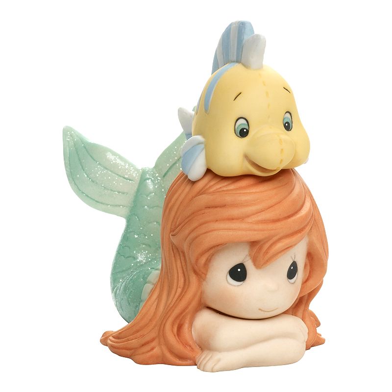 UPC 842181100090 product image for Disney's The Little Mermaid Ariel & Flounder Figurine by Precious Moments, Multi | upcitemdb.com