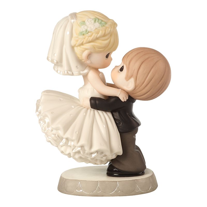 Precious Moments Groom Lifting Bride Figurine, Multicolor