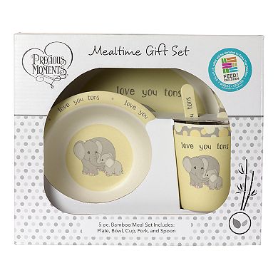 Precious Moments Set of 5 Mealtime Elephant Gift Set