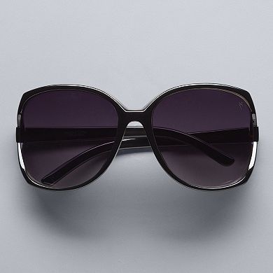 Women's Simply Vera Vera Wang Beatrix Oversize Square Sunglasses