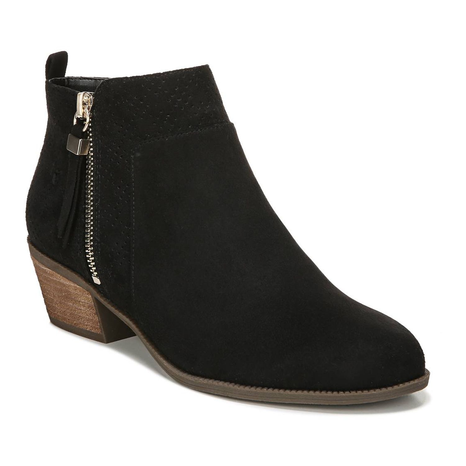 dr scholl's black ankle boots