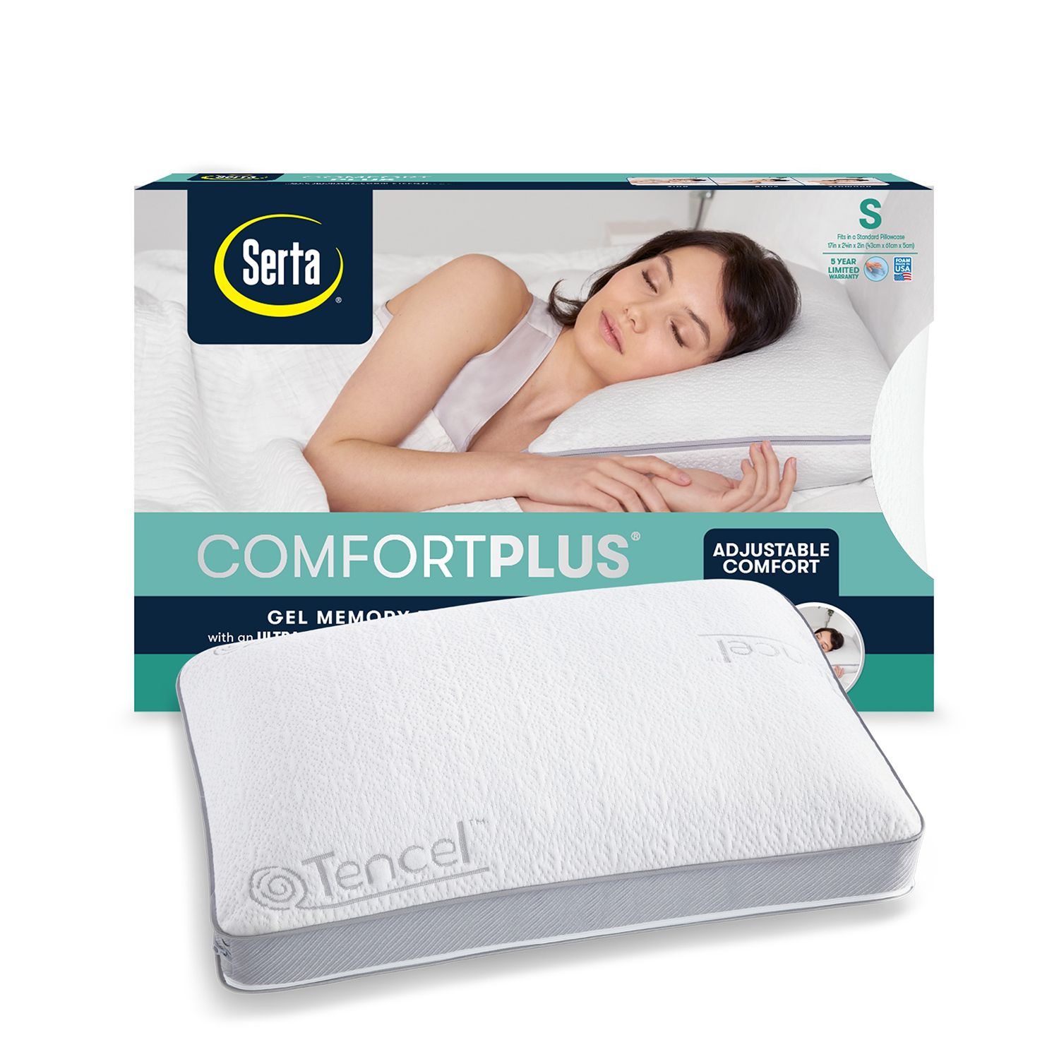 tencel memory foam pillow