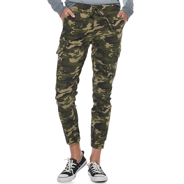 Juniors' Almost Famous Twill Pull-On Cargo Jogger