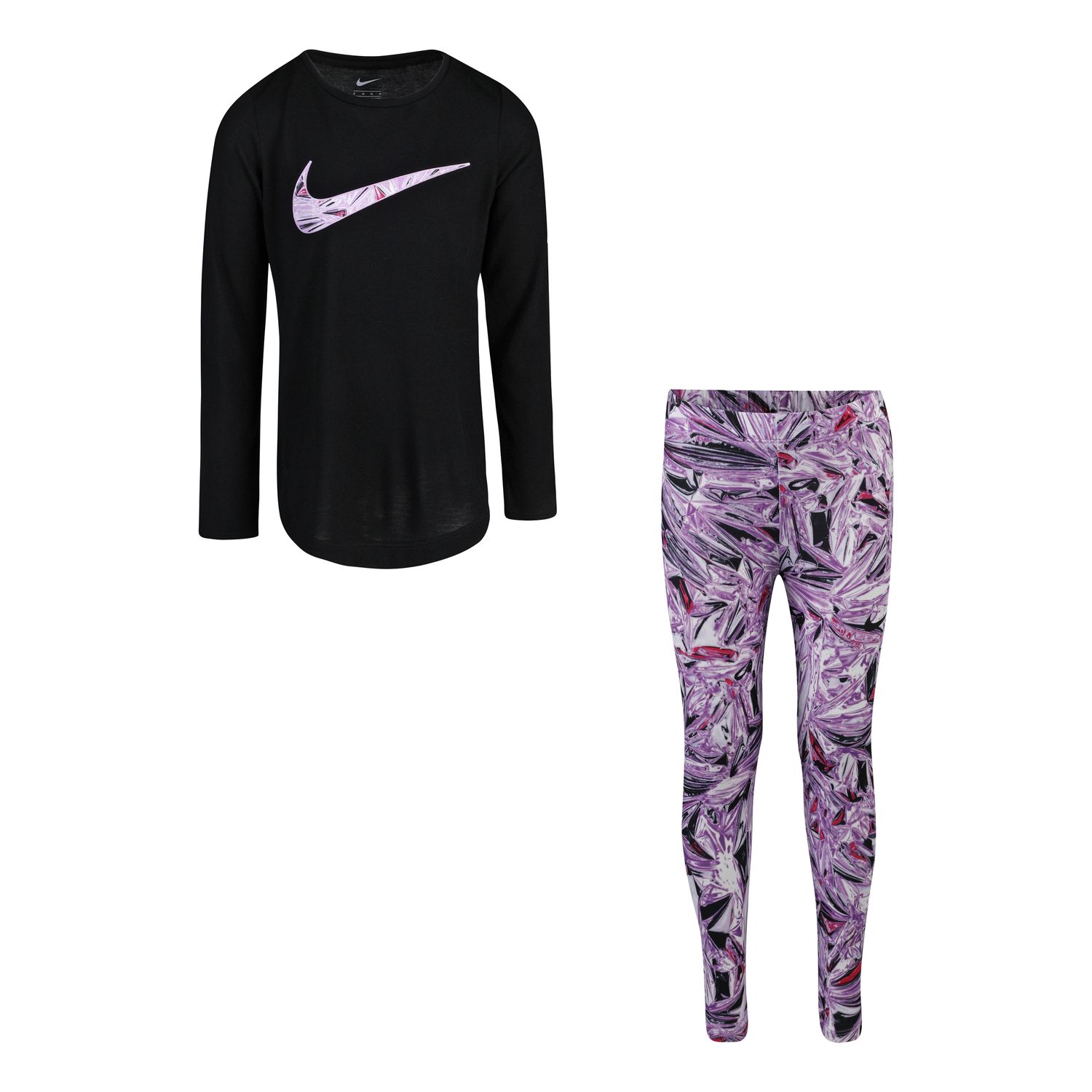 nike leggings and shirt set