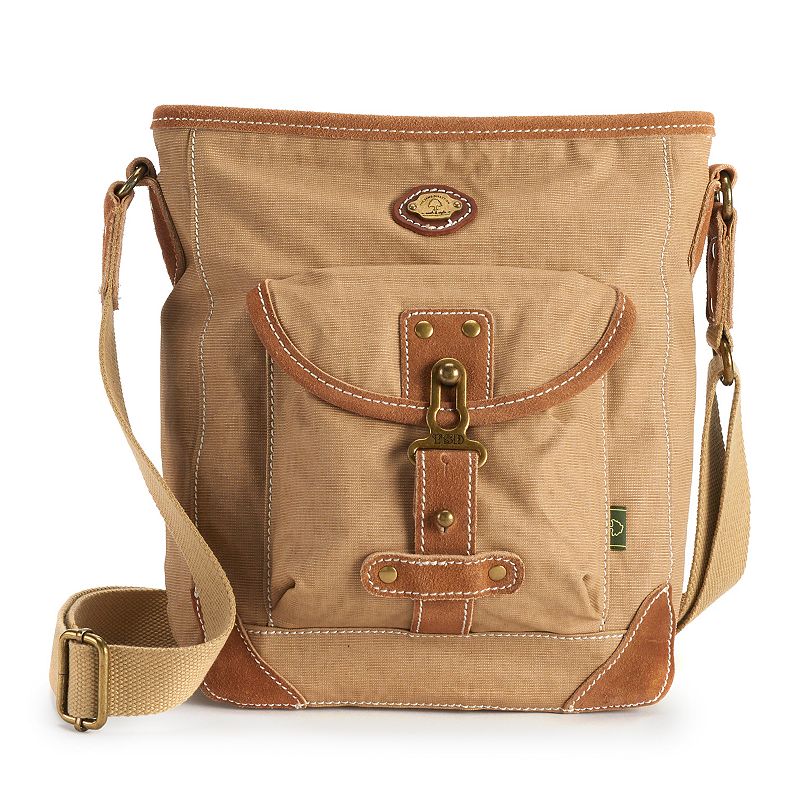 Womens The Same Direction TSD Brand Dolphin Studded Crossbody Bag, Brown O