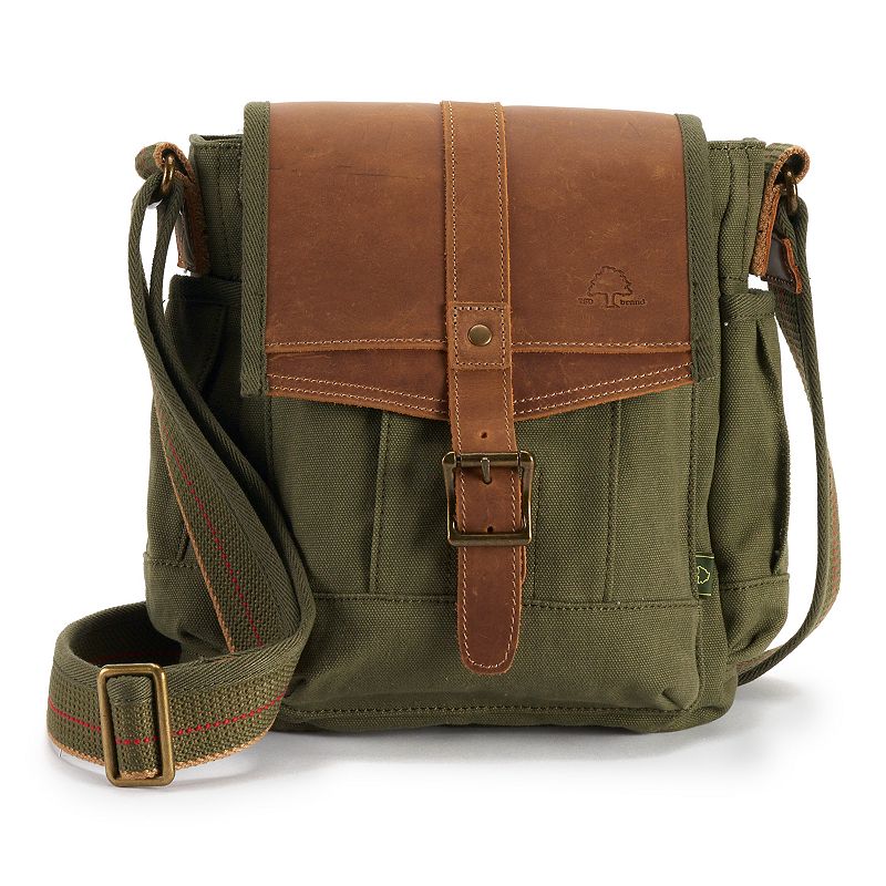 Womens The Same Direction TSD Brand Turtle Ridge Crossbody Bag, Green