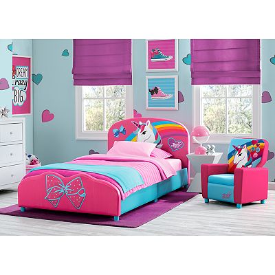 Delta Children JoJo Siwa Upholstered Twin Bed