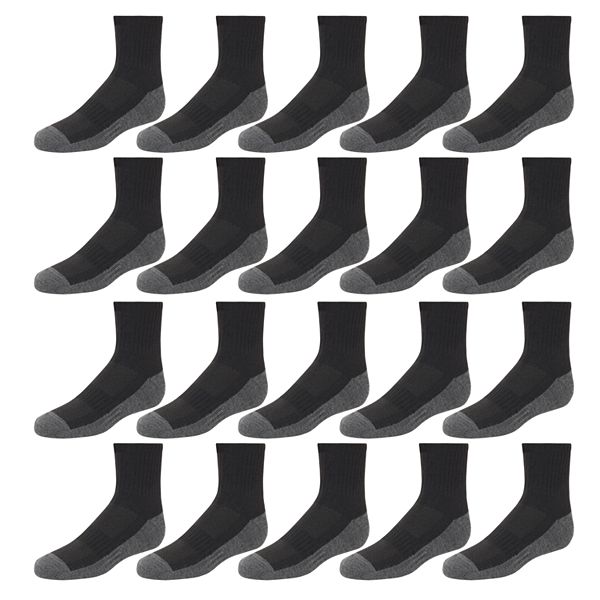 Boys Tek Gear® 20-Pack Lightweight Performance Ankle Socks