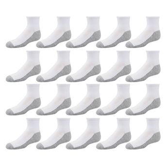 Boys 8-20 Tek Gear® 20-Pack Lightweight Performance Ankle Socks