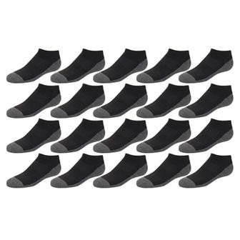 Boys 8-20 Tek Gear® Lightweight Performance 20-Pack Low-Cut Socks
