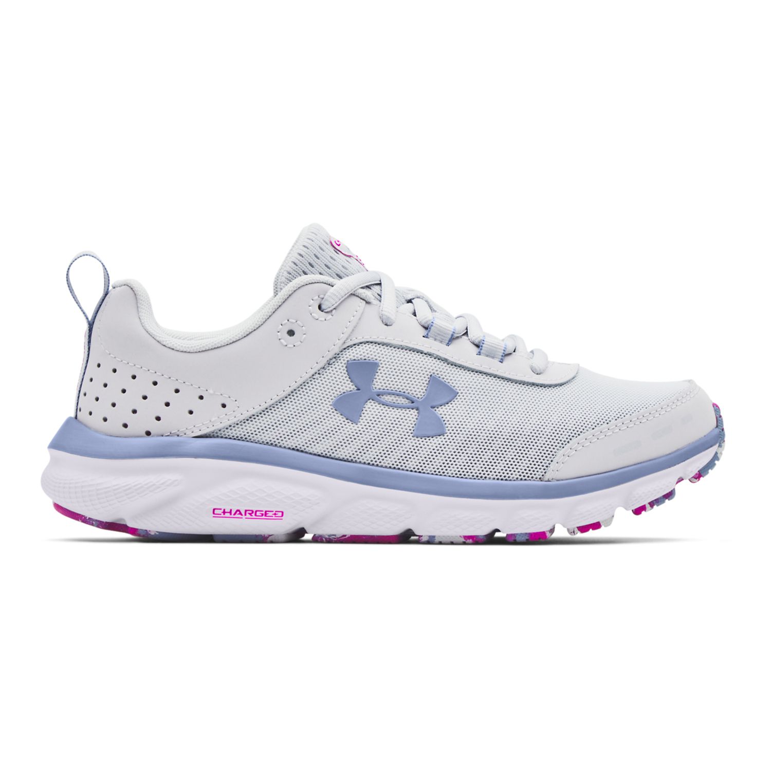 under armour charged blue