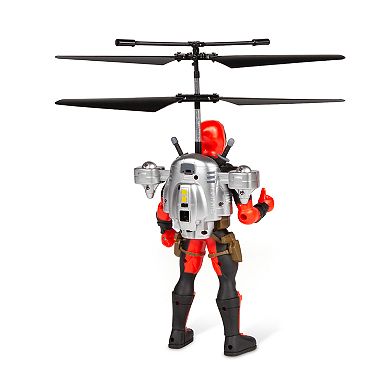 World Tech Toys Deadpool Jetpack Flying Figure Helicopter
