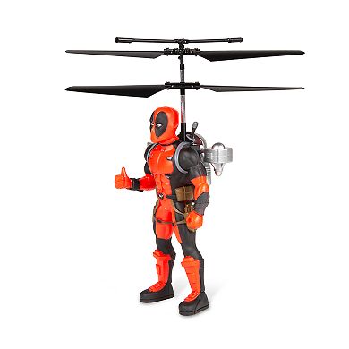 World Tech Toys Deadpool Jetpack Flying Figure Helicopter