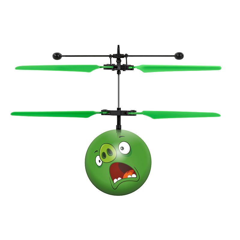 World Tech Toys Angry Birds Pig Heli Ball, Green