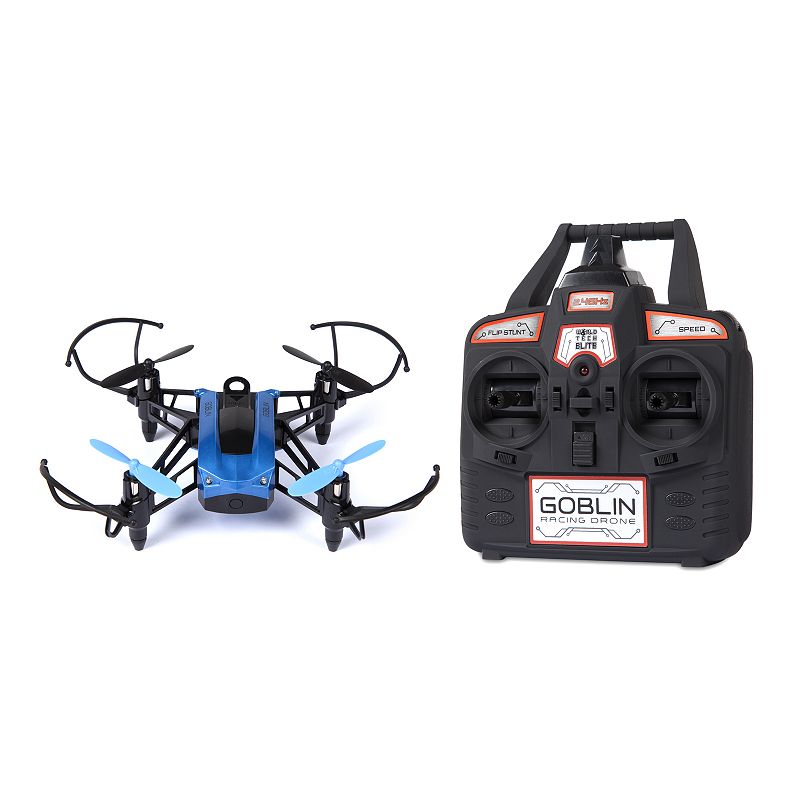 World Tech Toys Elite Goblin 2.4GHz 4.5CH 25 MPH RC Racing Drone Quadcopter